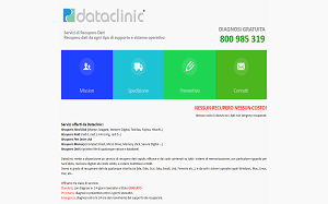 Il sito online di Dataclinic