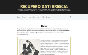 Il sito online di Recupero Dati Brescia
