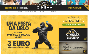 Il sito online di Festa del cinema