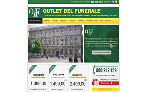 Il sito online di Outlet del Funerale