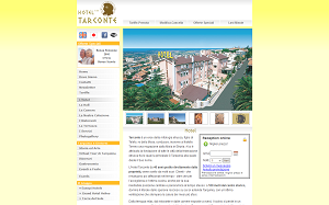 Il sito online di Tarconte Hotel