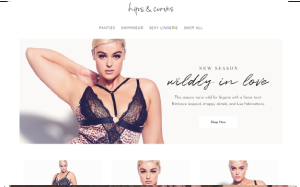Il sito online di Hips & Curves