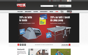 Visita lo shopping online di SportxX
