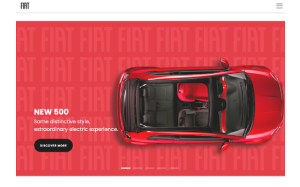 Il sito online di FIAT