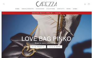 Il sito online di Carezza Fashion