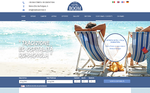 Il sito online di Hotel Boom Rimini
