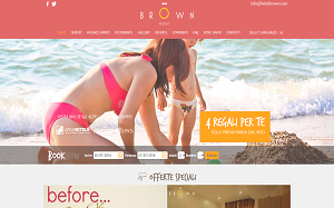 Il sito online di Hotel Brown Rimini