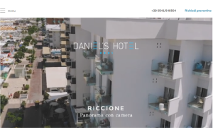 Il sito online di Hotel Daniel’s Riccione
