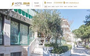 Il sito online di Hotel Zeus Cesenatico