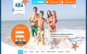 Il sito online di Hotel Alfa
