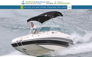 Il sito online di Garda Boat Rent