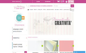Il sito online di La Bottega delle idee