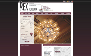 Il sito online di Rex Hotel Roma
