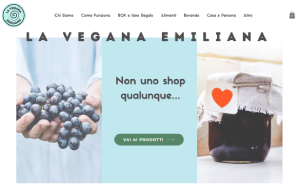 Il sito online di La Vegana Emiliana