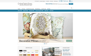 Il sito online di Online Fabric Store