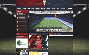 Il sito online di Genoa Calcio