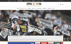 Il sito online di Udinese