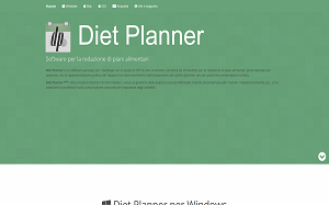 Il sito online di Diet Planner