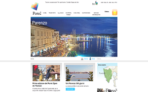 Il sito online di Parenzo Istria