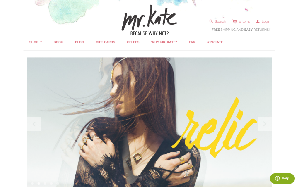 Il sito online di Mr Kate