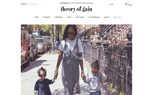 Il sito online di Theory of Gaia