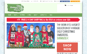 Il sito online di The Sweater Store