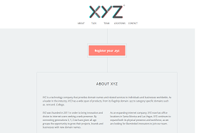 Il sito online di XYZ