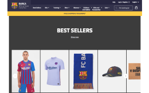 Il sito online di Barcelona Online Store