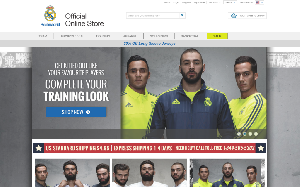 Il sito online di Real Madrid Official Store