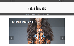 Il sito online di Caban Romantic