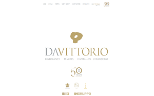 Il sito online di Da Vittorio