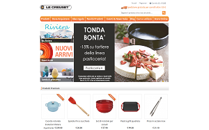 Il sito online di Le Creuset