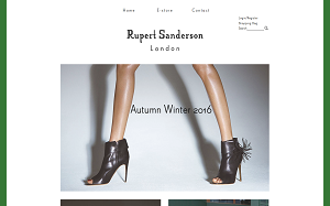 Il sito online di Rupert Sanderson