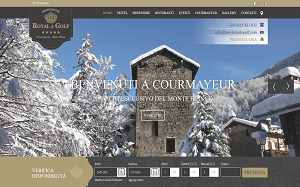 Il sito online di Grand Hotel Royal e Golf Courmayeur