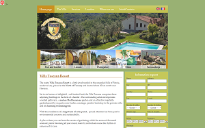 Il sito online di Villa Toscana Resort