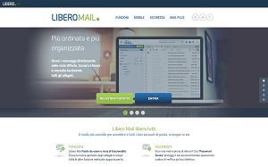 Il sito online di Libero Mail