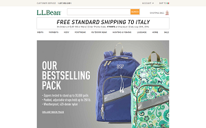 Visita lo shopping online di L.L.Bean