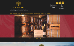 Il sito online di Zenato