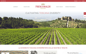 Il sito online di Frescobaldi