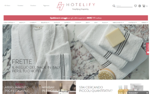 Il sito online di Hotelify