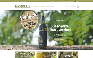 Il sito online di Ramella olio