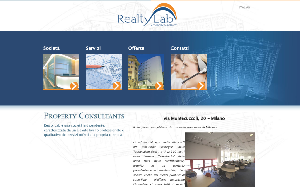 Il sito online di Realty Lab