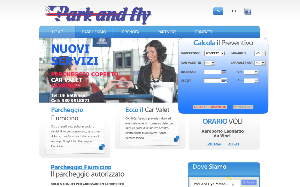 Il sito online di Park and fly