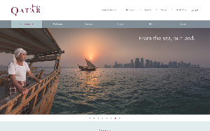 Il sito online di Qatar Tourism