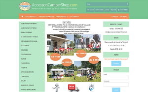 Il sito online di Accessori camper shop