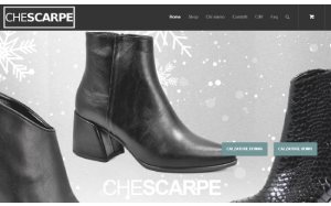 Il sito online di Chescarpe