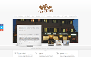 Il sito online di Tre Galletti Hotel Ristorante
