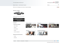 Il sito online di Audi Accessori