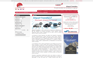Il sito online di Airport Transfers