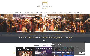 Il sito online di Teatro Lirico di Cagliari